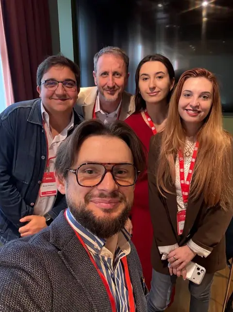Avec Bohdan Ferens, Morgan Bougeard et Chiara Pannunzio