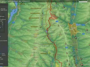 Carte du front de Svatove, lignes et unités au 26 mars 2023