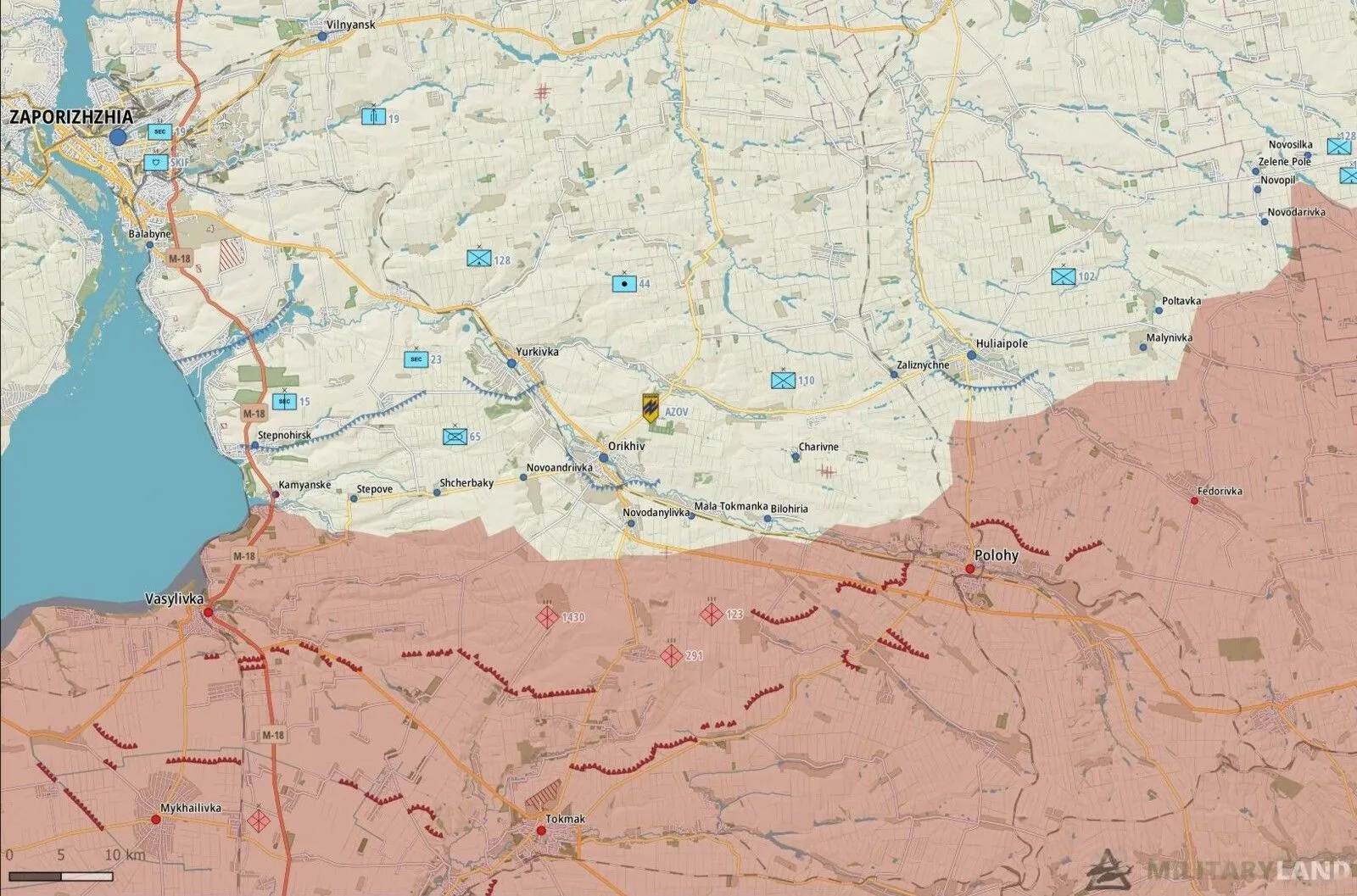 Merci à Military Land pour la carte