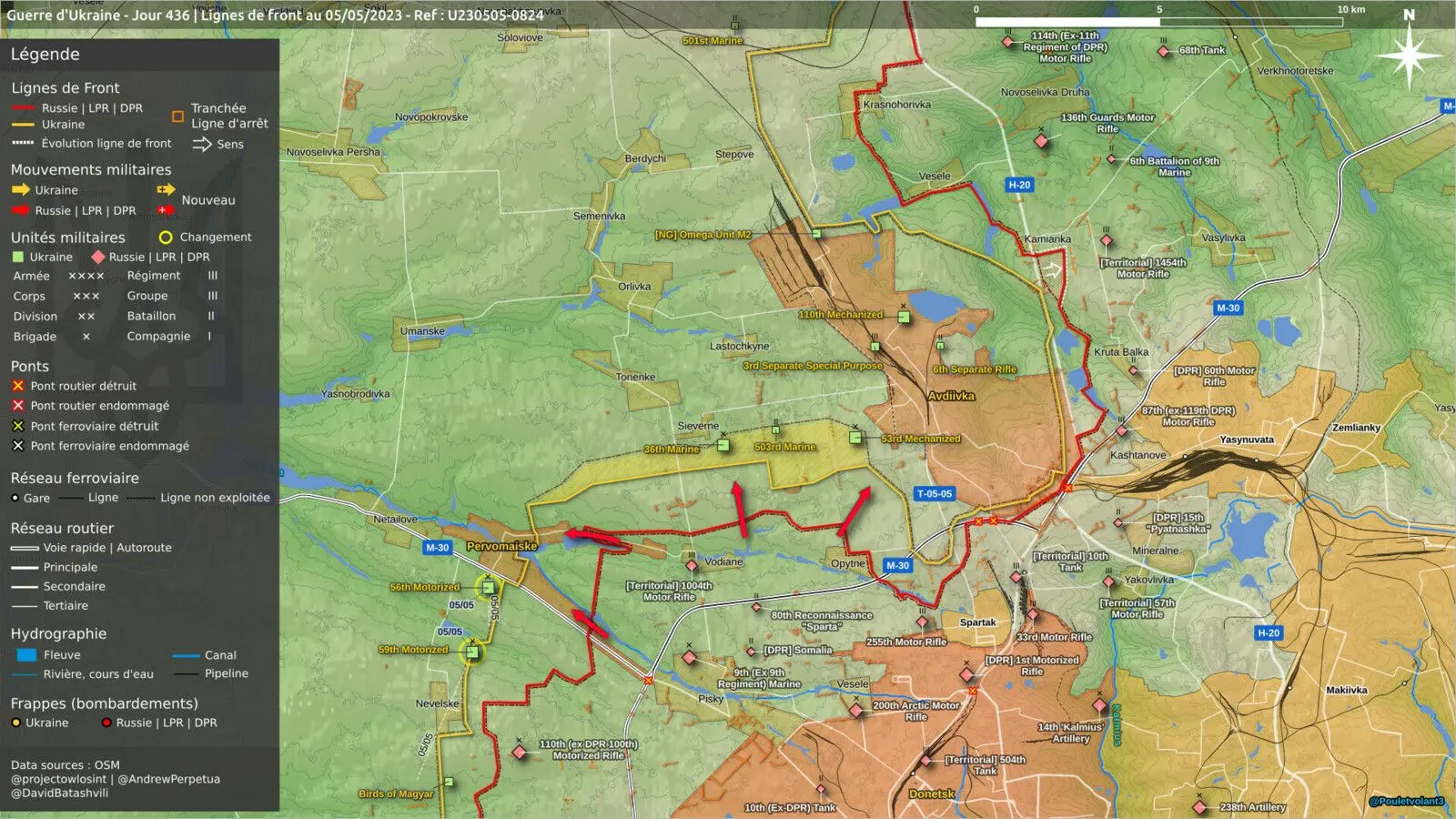 Attaque russe repoussée sur New-York. L’armée russe a bombardé Orlivka, Lastochkyne, Avdiyivka, Tonenke, Karlivka, Netaylove et Pervomayske