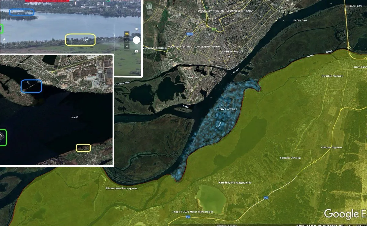 -	Kherson: L’Ukraine a libéré l’île de Kruglik au sud de Kherson. L’armée russe a bombardé Zolota Balka, Mykhaylivka, Dmytrivka, Antonivka, Chornobayivka, Kherson. L’aviation russe a mené des frappes aériennes à Beryslav et Kozatske. 5 personnes tuées lors de travaux agricoles près du village de Myroliubivka. L’aviation russe a largué 4 bombes guidées sur Kizomys et Stanislav dans la nuit.