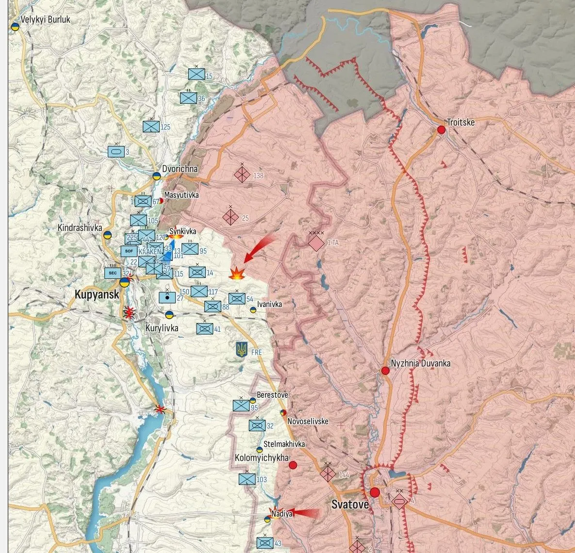 Sources des cartes : MilitaryLand, Poulet Volant, War Mapper