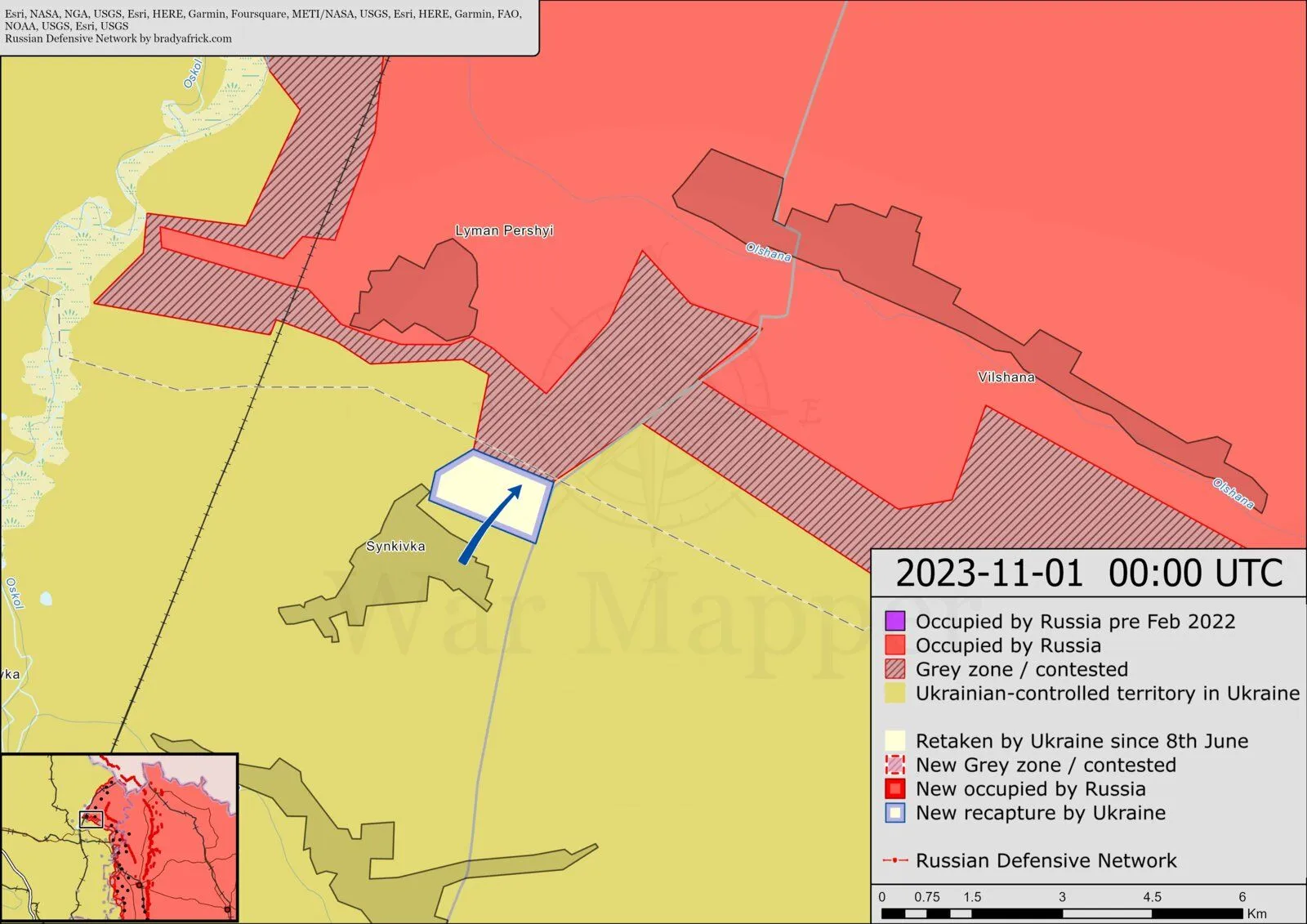 Sources des cartes : MilitaryLand, Poulet Volant, War Mapper