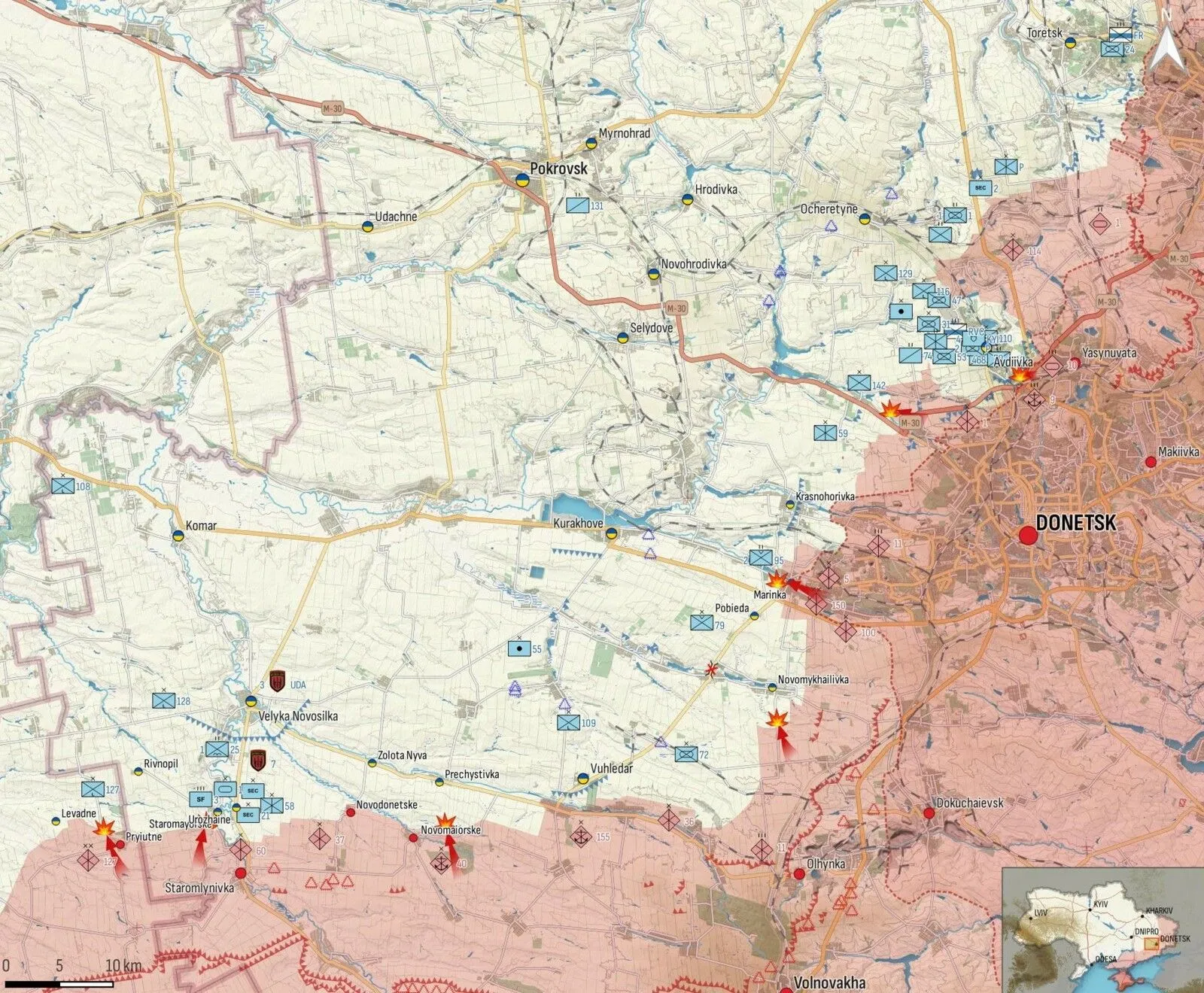Sources: Military Land et War Mapper