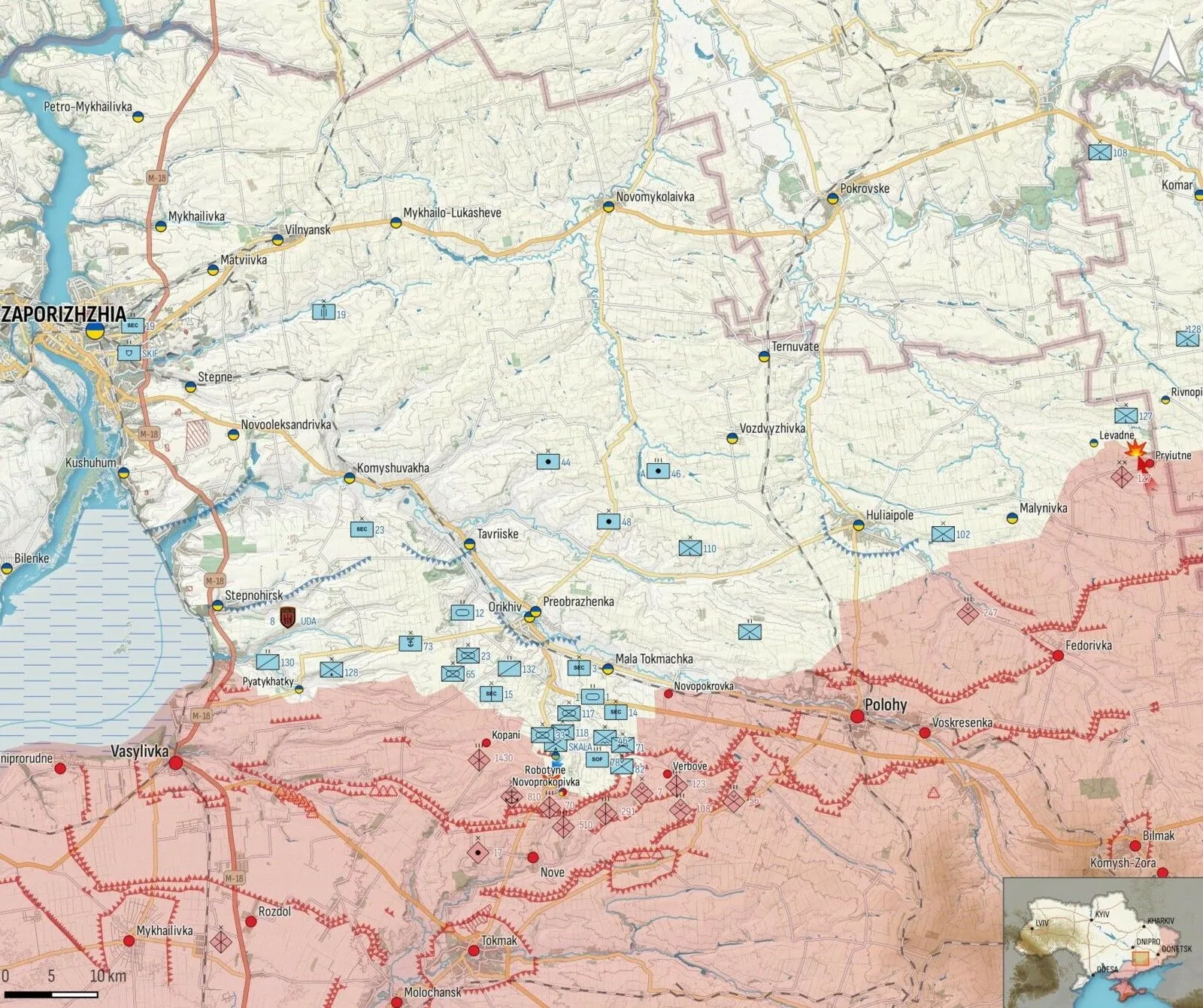 Sources: Military Land et War Mapper