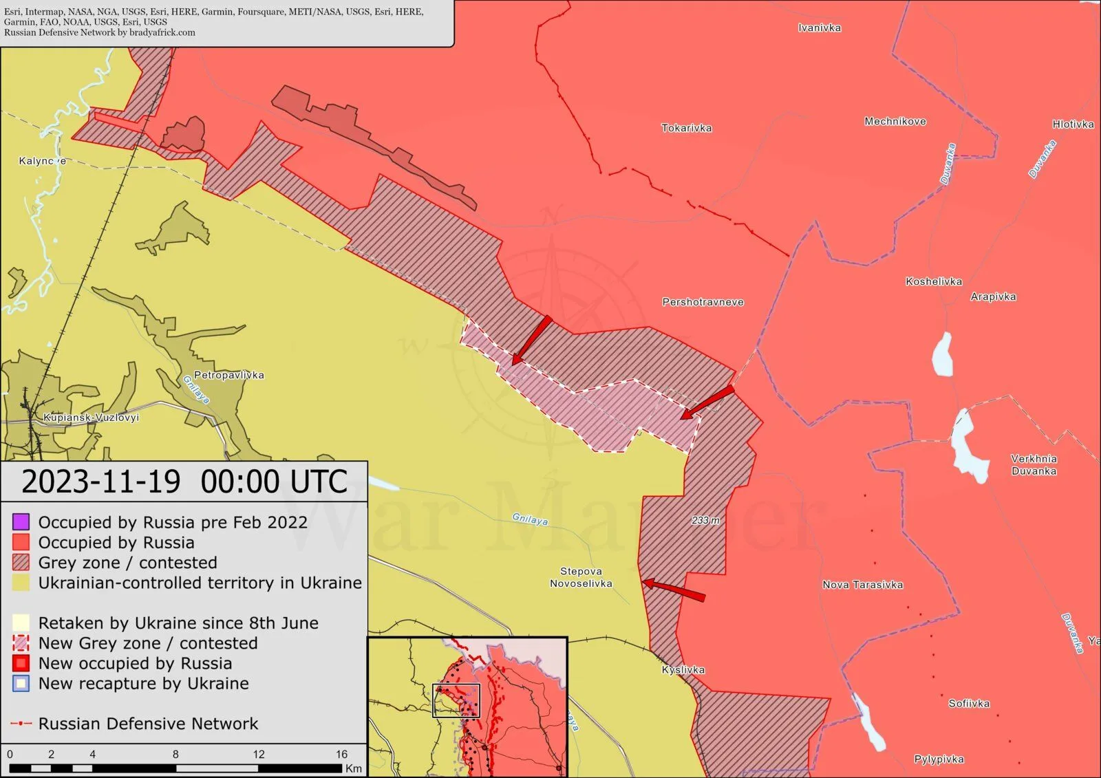 Sources: War Mapper et Military Land.