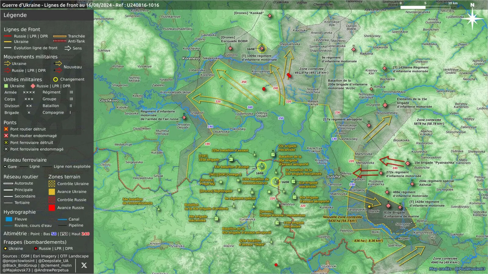 Carte de Poulet Volant