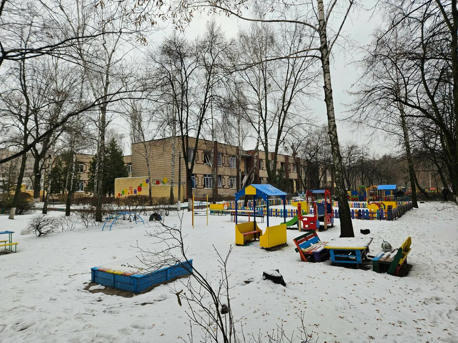 Destruction à Kyiv
